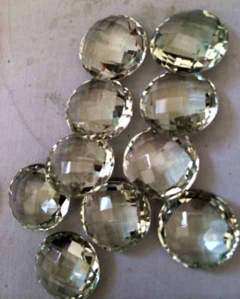 Green Amethist Briolette Gemstones