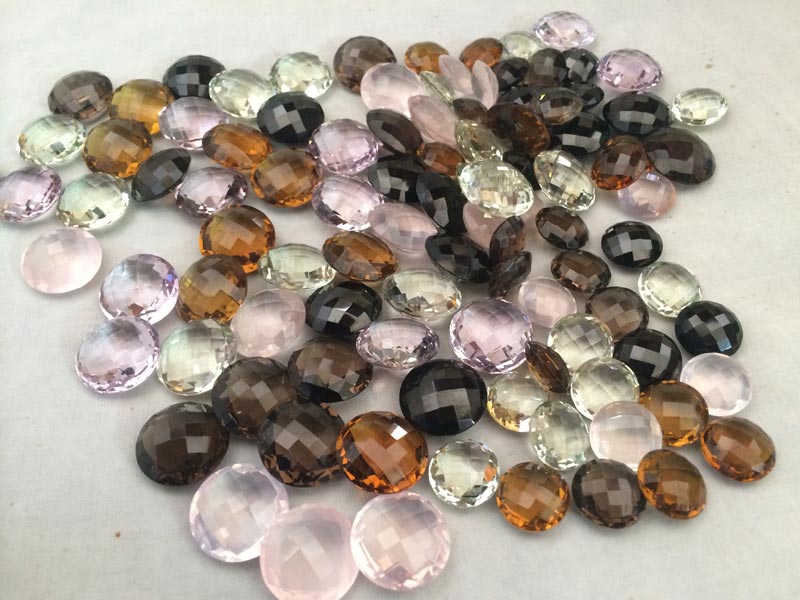 Mix Semi Precious Briolette Gemstones