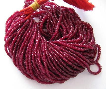 Natural Ruby Beads