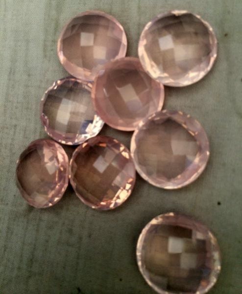 Rose Quartz Briolette Gemstones