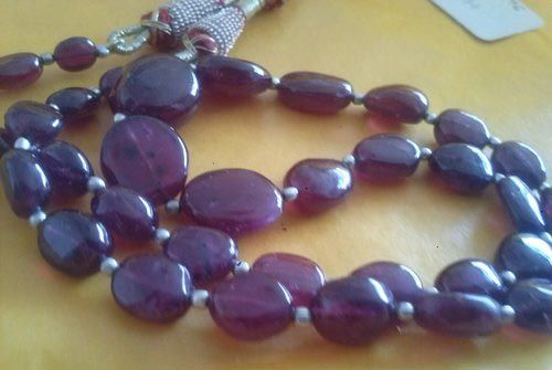Semi Precious Ruby Beads