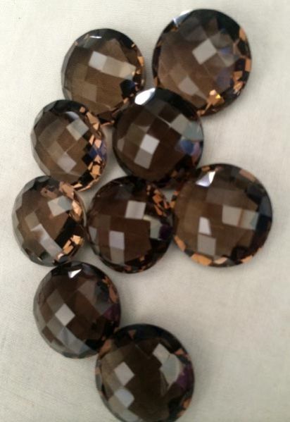 Smoky Briolette Gemstones