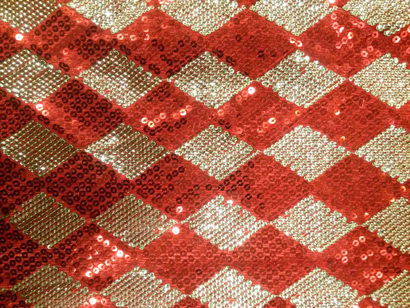 Schiffli Katti Kasturi Fabric