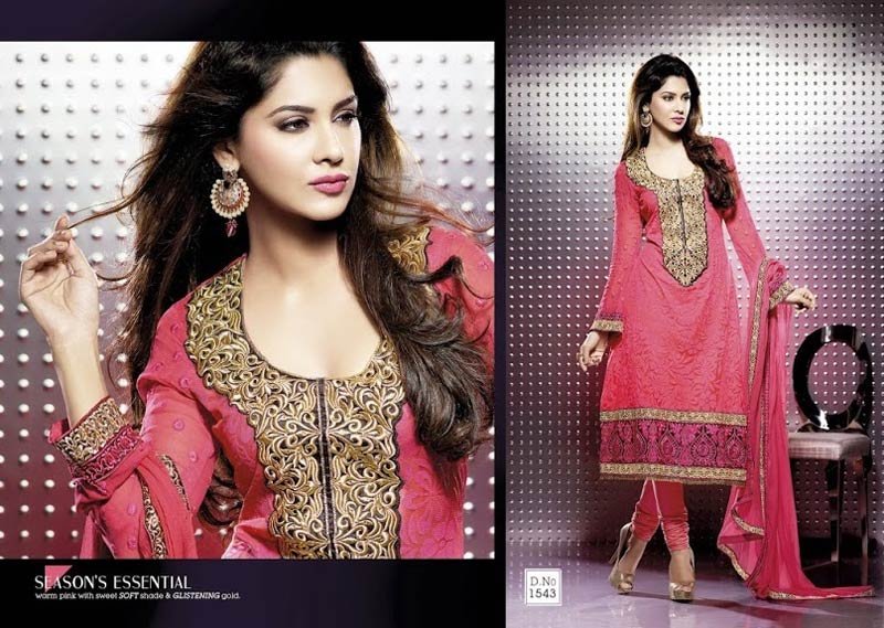 Ladies Churidar Suit (Code - 1543)