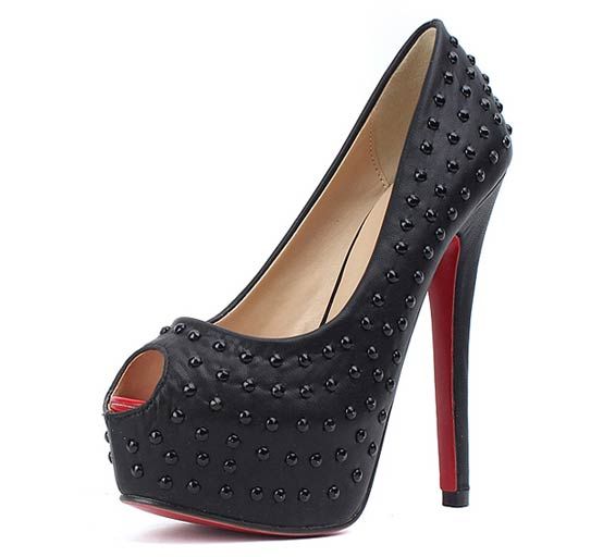 Ladies High Heel Leather Shoes