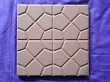 Flower Type Chequered Tile