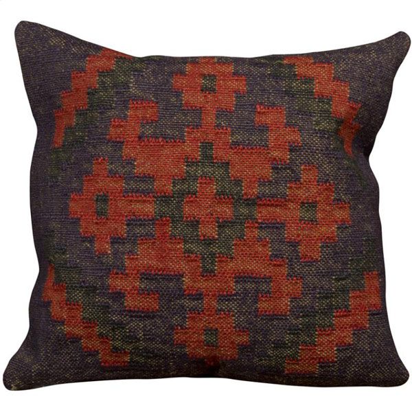 Wool Jute Kilim Cushion (Item Code : CUWJ0109)