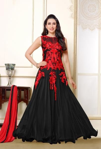 Black Net Gown