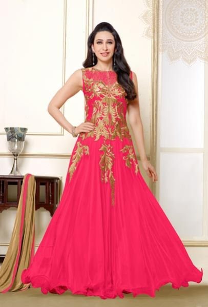 Fuchsia Net Gown