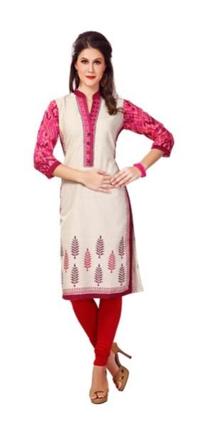 Pink Cotton Kurti