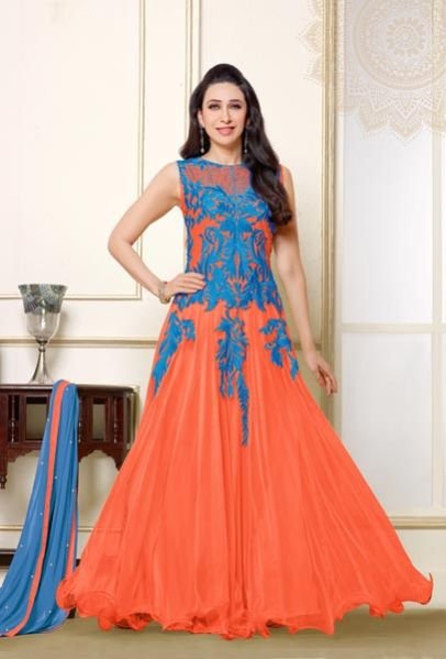 Tomato Net Gown