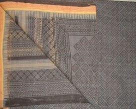 HL Bagru Dabu Print Khadi Saree (With Bouse) 04