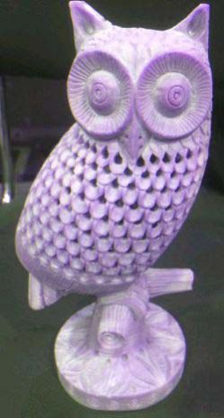 Soapstone Owl  Fine Undercut 01