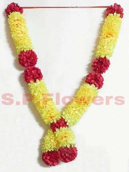 M23 Artificial Flower Mala