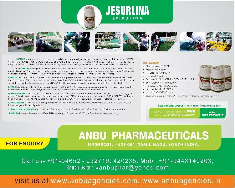 Spirulina Capsules 01