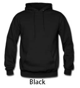 Mens Black Hoodies