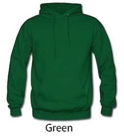 Mens Green Hoodies