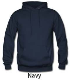 Mens Navy Blue Hoodies