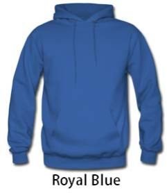 Mens Royal Blue Hoodies