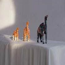 Paper Mache Camel Set
