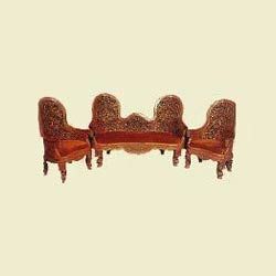 Wood Carved Sofa Set