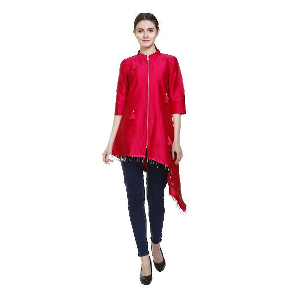 Ladies Designer Red Top 01