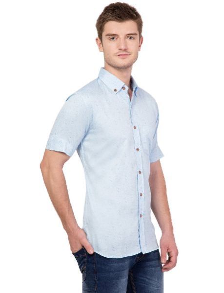 Mens Cotton Chambray Shirt 07