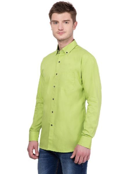 Mens Cotton Chambray Shirt 09