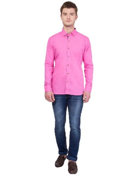 Mens Cotton Chambray Shirt 10