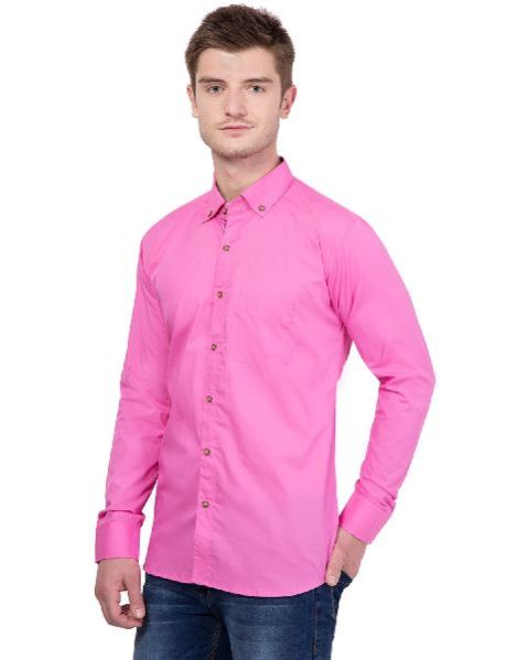 Mens Cotton Chambray Shirt 11