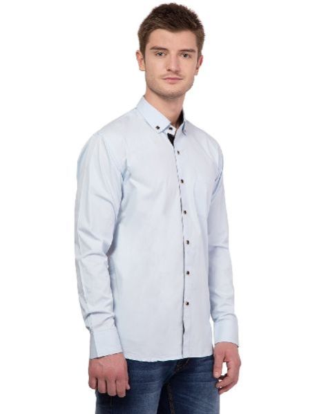 Mens Cotton Chambray Shirt 13