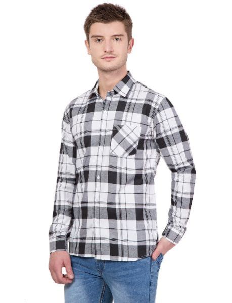 Mens Cotton Chambray Shirt 18