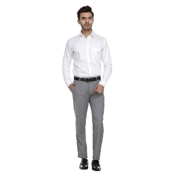Mens Grey Formal Trouser 01