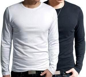 Mens Round Neck Full Sleeve T-Shirt 01