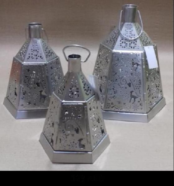 Stainless Steel Hanging Lanterns (123 ABC)