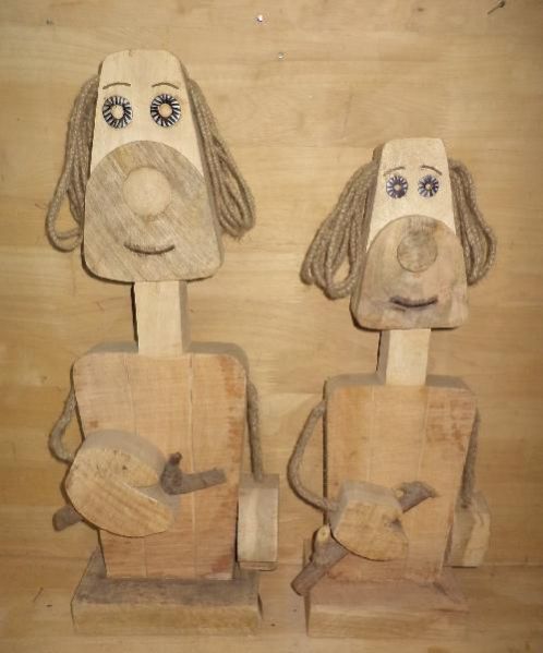Wooden Cartoons 03