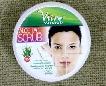 Vitro Naturals Aloe Face Scrub 01