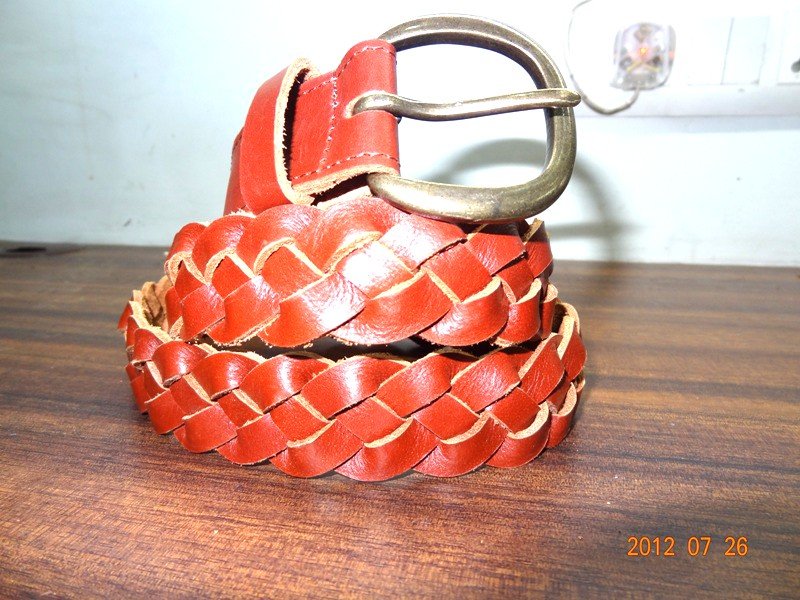 Leather Braided Belt (BL-2620)