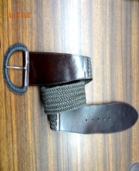 Leather Braided Belt (BL-2621)