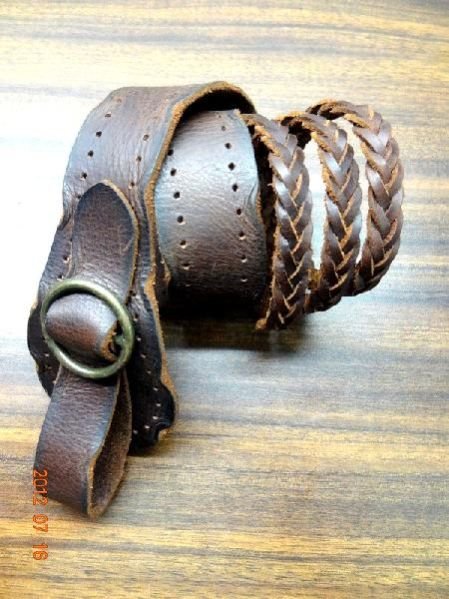 Leather Braided Belt (BL-2624)