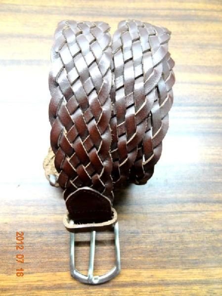 Leather Braided Belt (BL-2625)