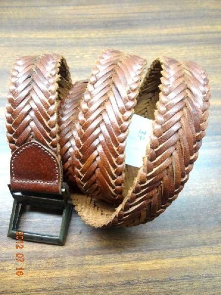 Leather Braided Belt (BL-2630)