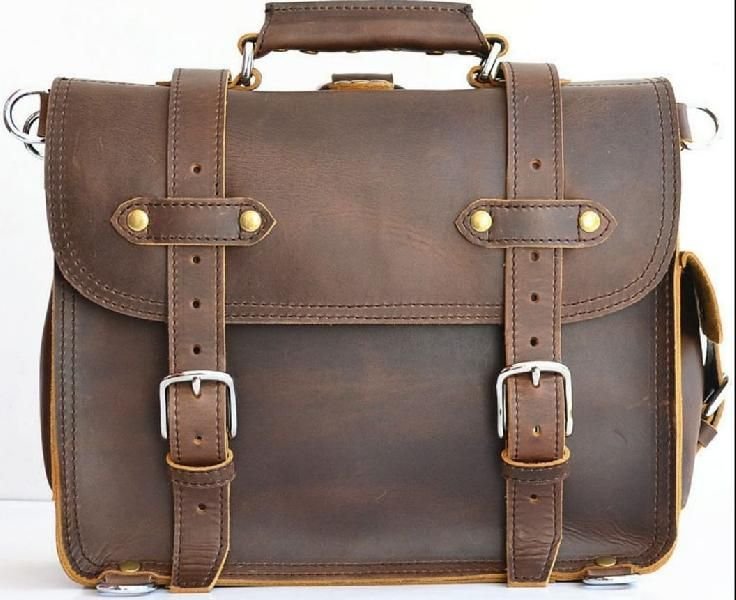 Leather Satchel Bag (BG-1458)