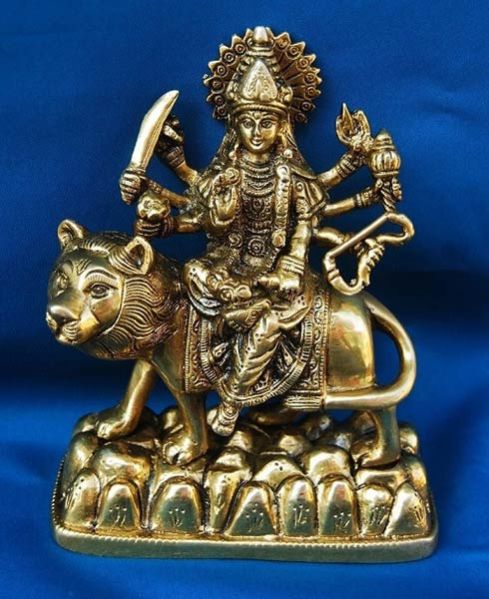 Brass Durga Statue 01