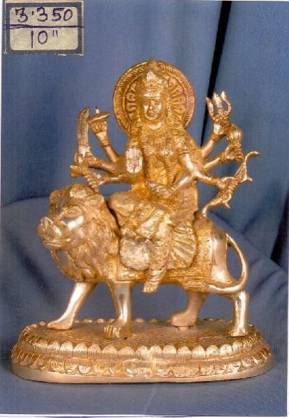 Brass Durga Statue 03