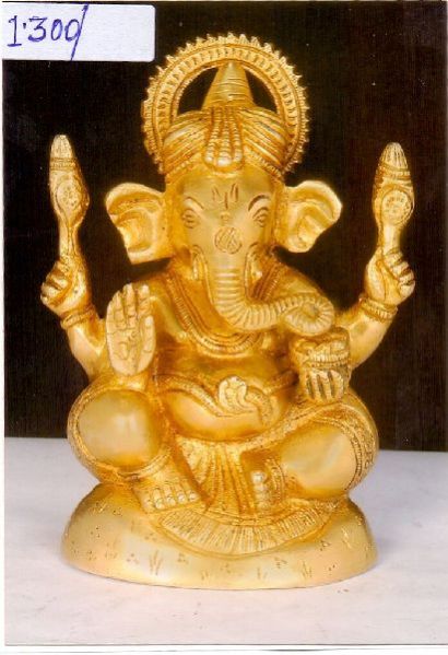 Brass Ganesh Statue 02