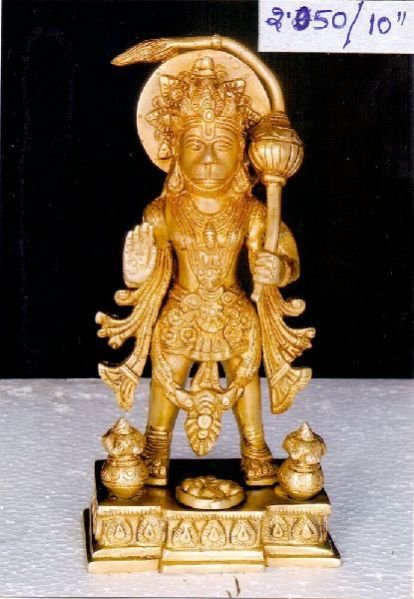 Brass Hanuman Statue 02