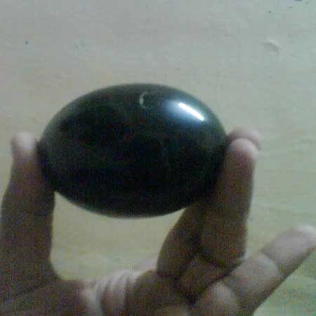 Shiva Lingam in Black Stone
