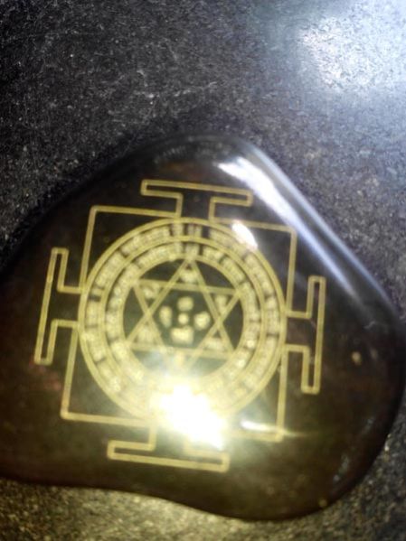 Shri Yantra on Stone