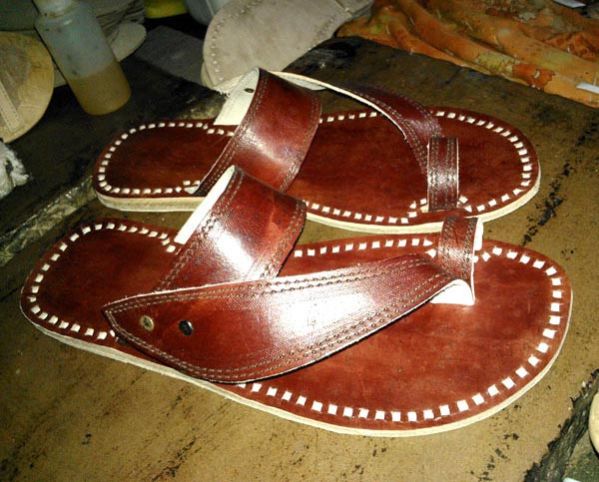 Mens Leather Slipper 02
